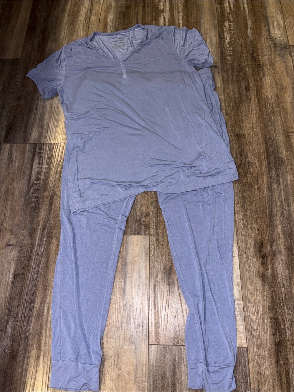 Little sleepies adult pajamas blue jogger S/M